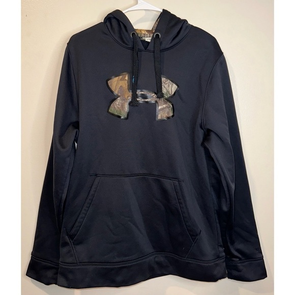 Under Armour Men’s Hunting Camo Loose‎ Fit Hooded Sweatshirt Size Medium - Picture 1 of 4